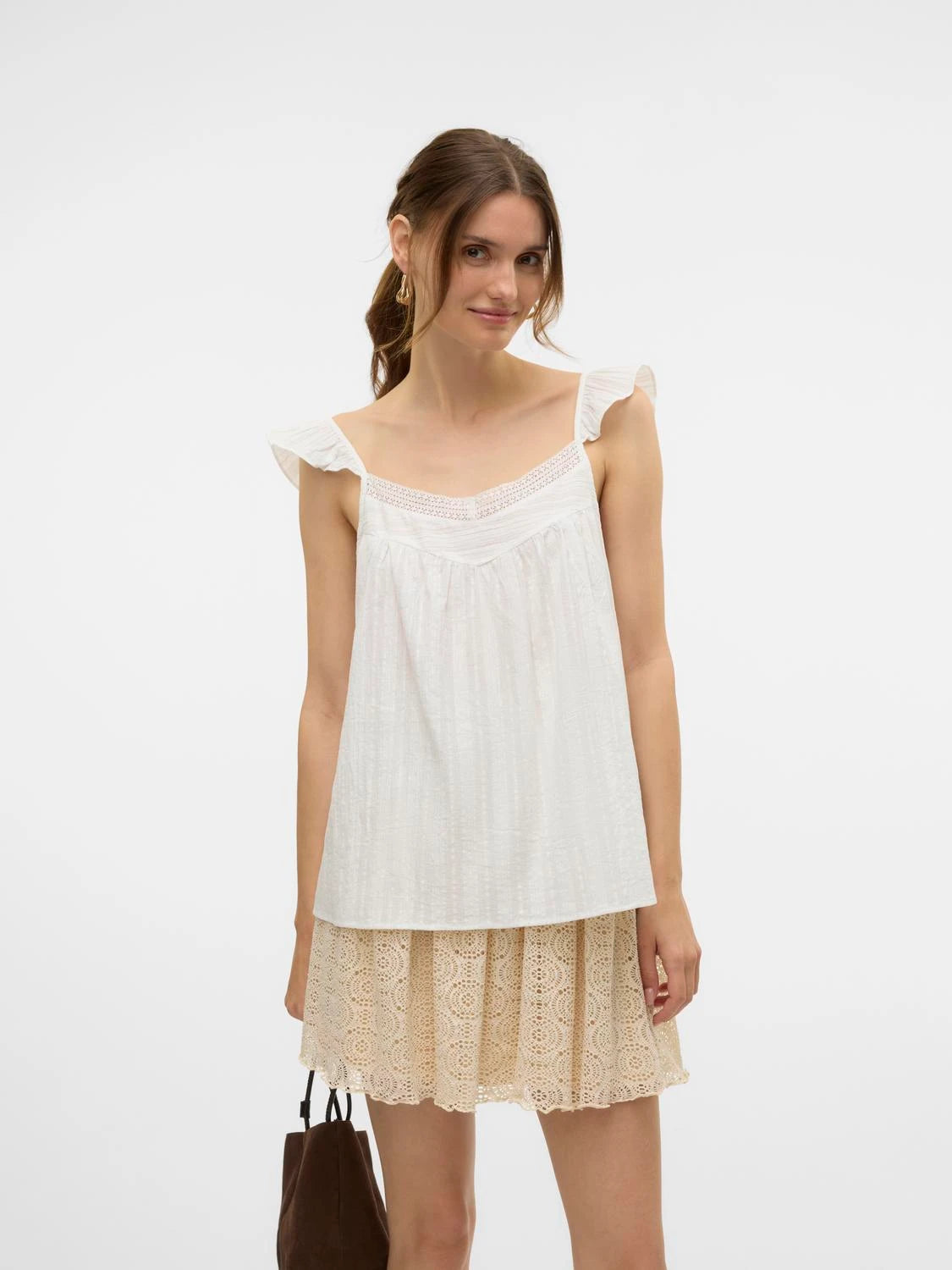 Lace Detail Cotton Top