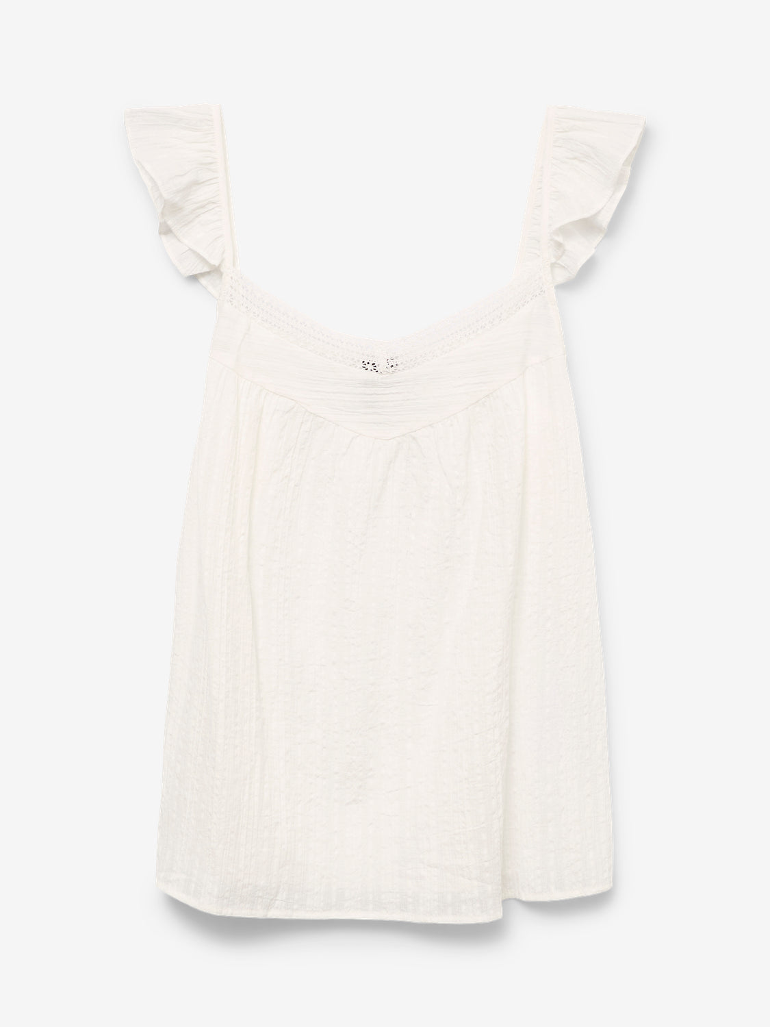 Lace Detail Cotton Top