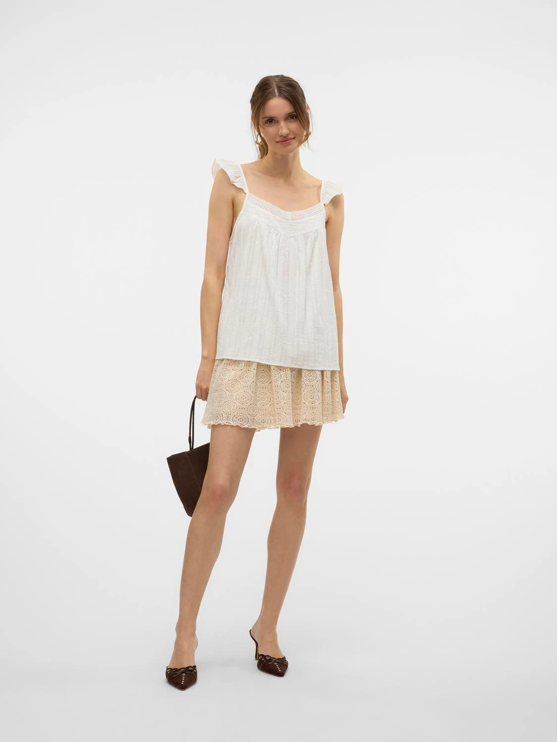 Lace Detail Cotton Top