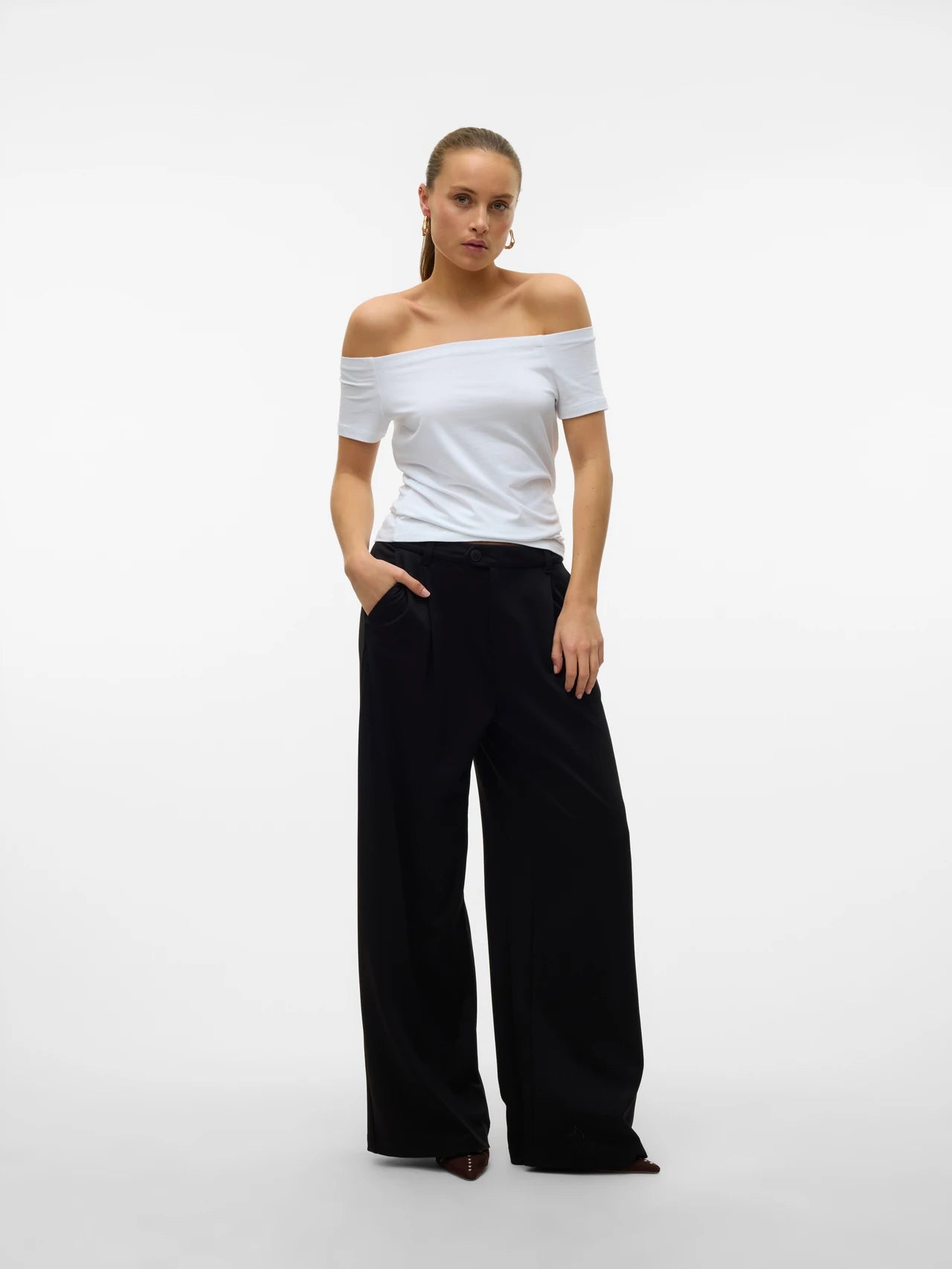 Cotton Off the Shoulder Top