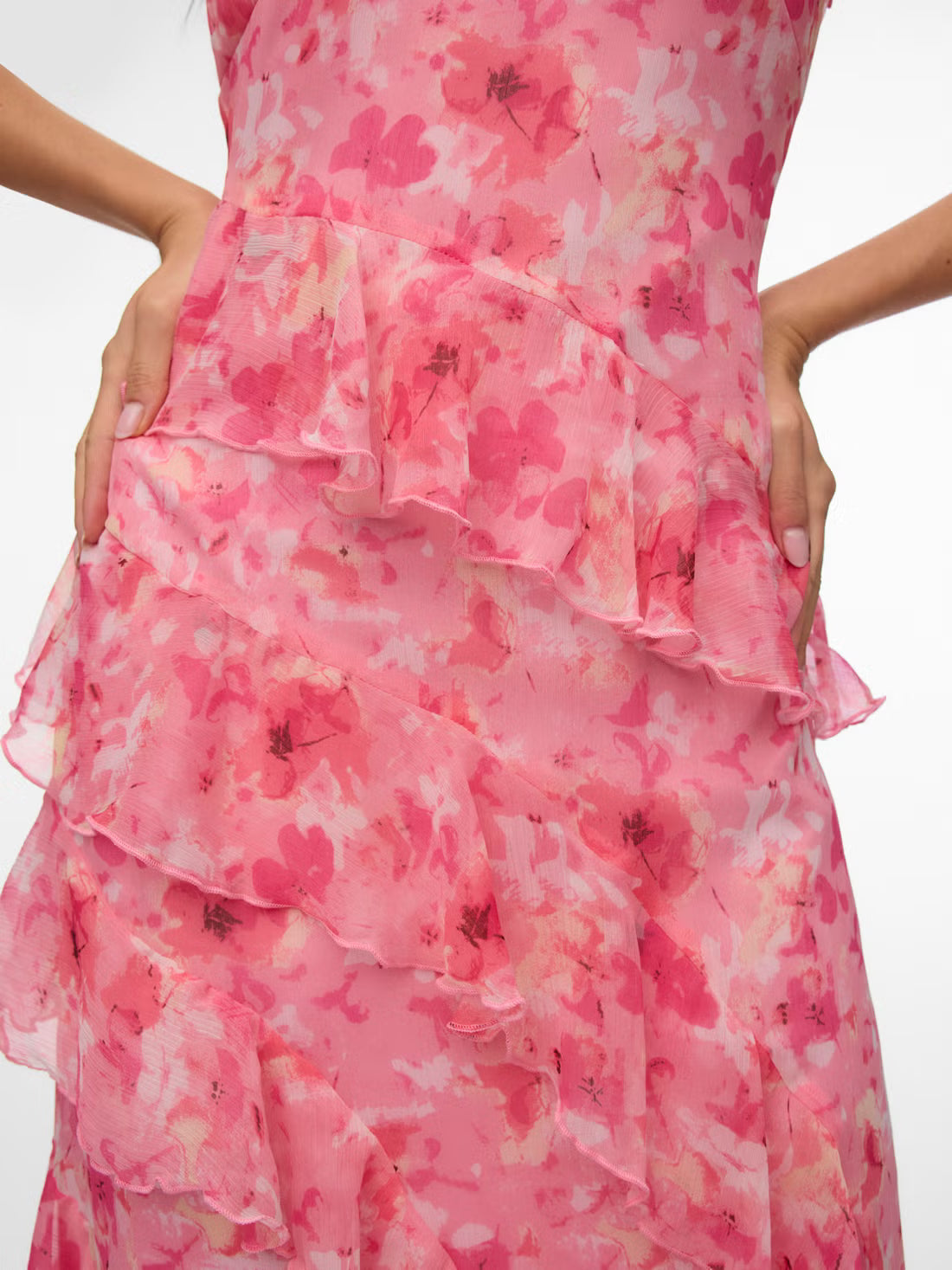 Frill Long Dress