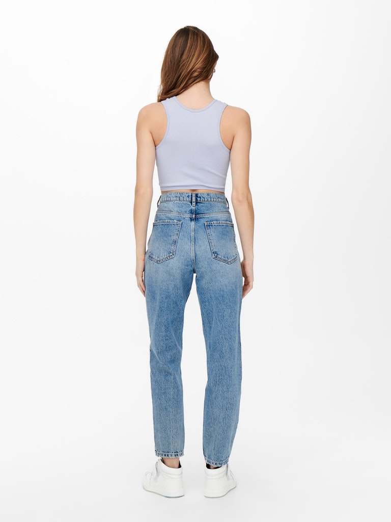 Gwen Ribbed Crop Tank