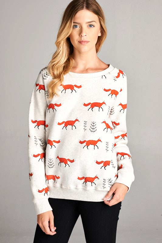 Fox sweatshirt sale