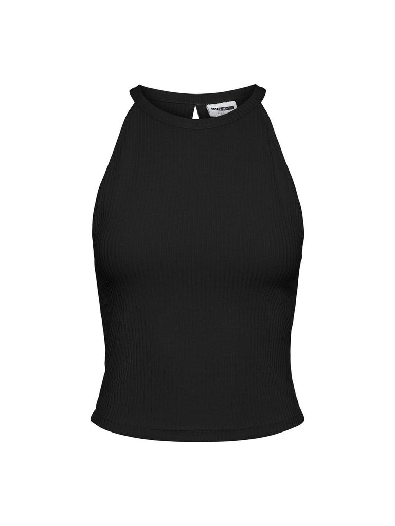 Riba Edda Cotton Halterneck Top - Black