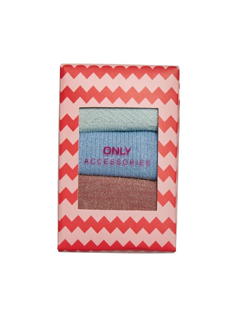 Moon Structure Lurex Sock 3-pack