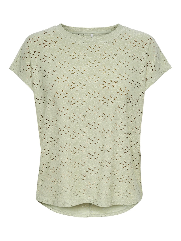 Smilla Short Sleeve Eyelet Top