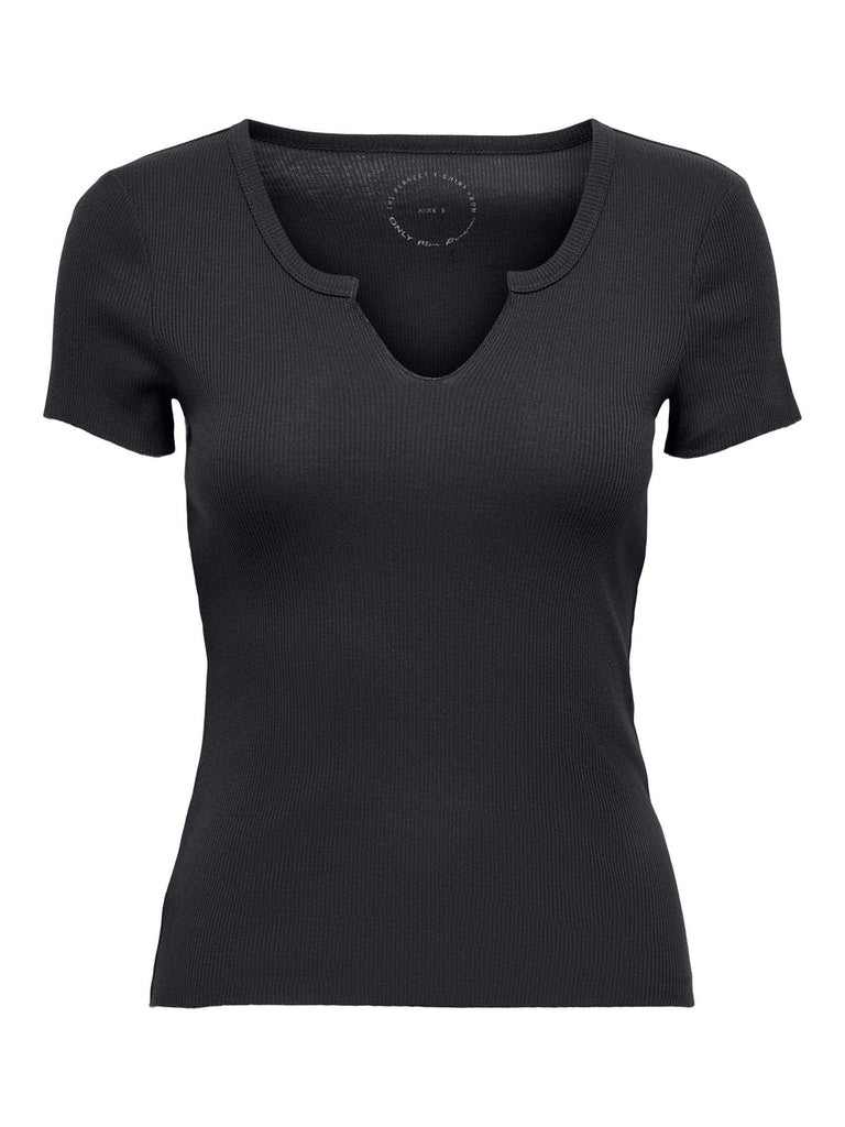 Vicky Rib Short Sleeve Tee