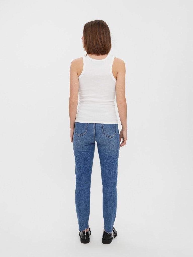 Natasha Sleeveless Cotton Tank Top
