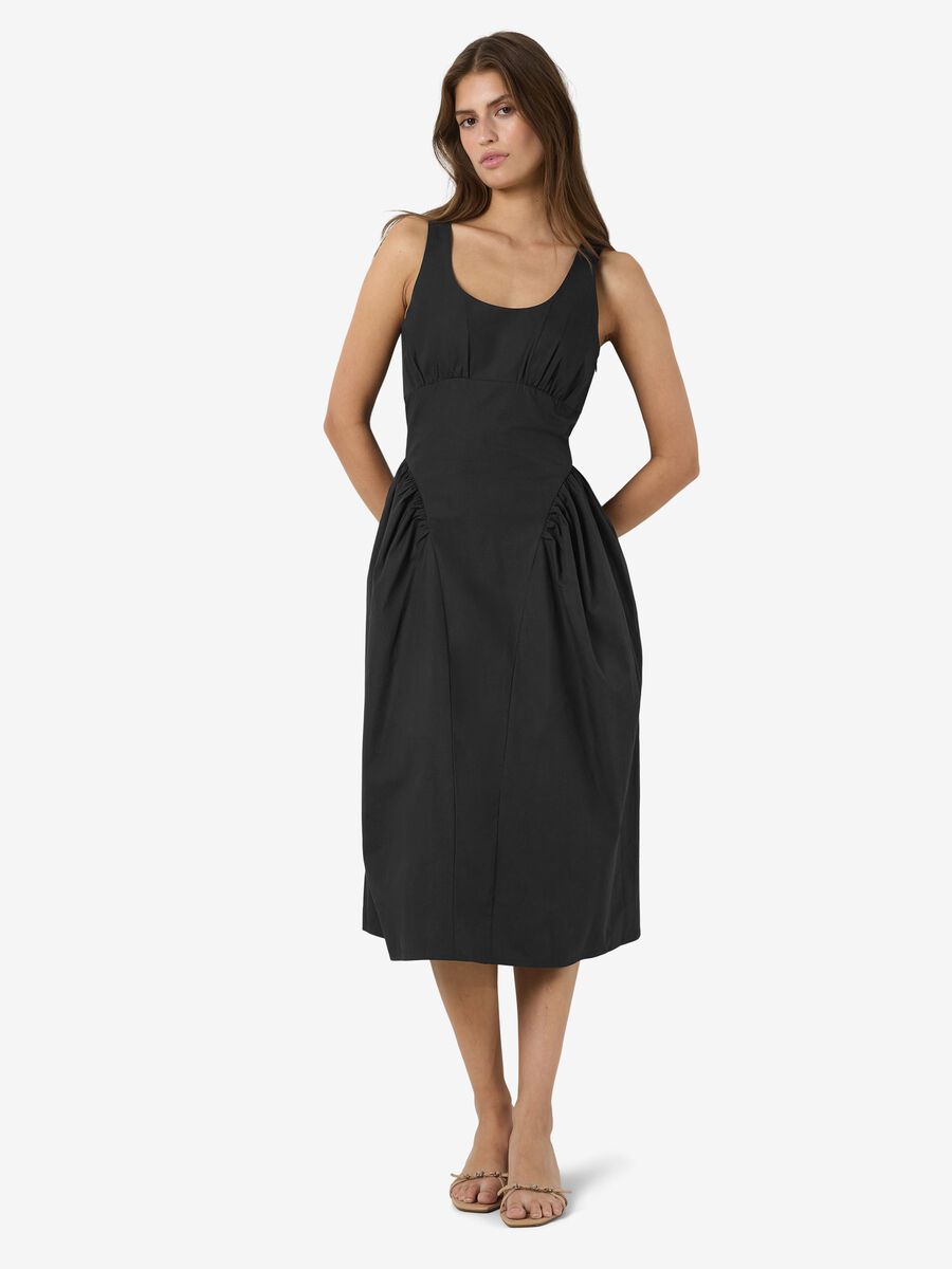 Organic Cotton Fitted Waist Dress