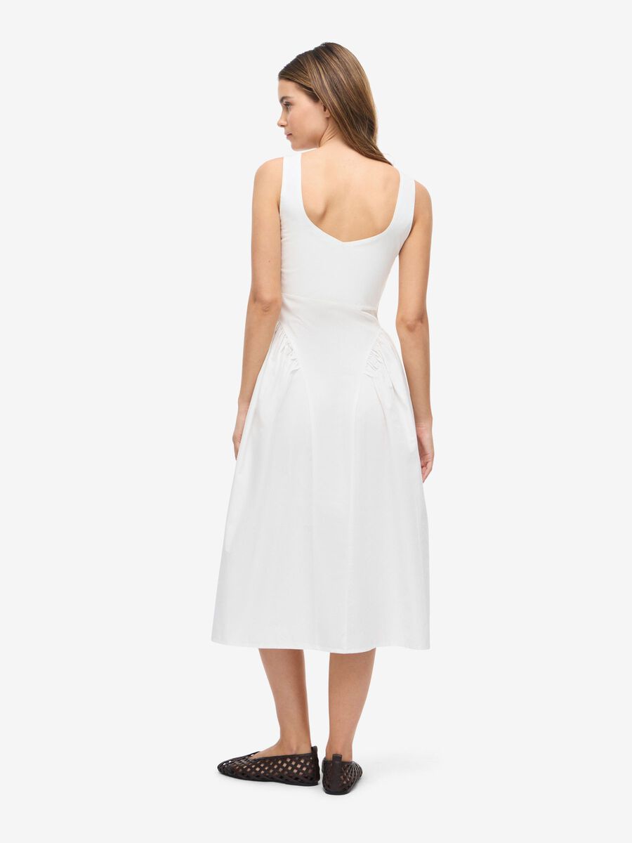 Organic Cotton Fitted Waist Dress
