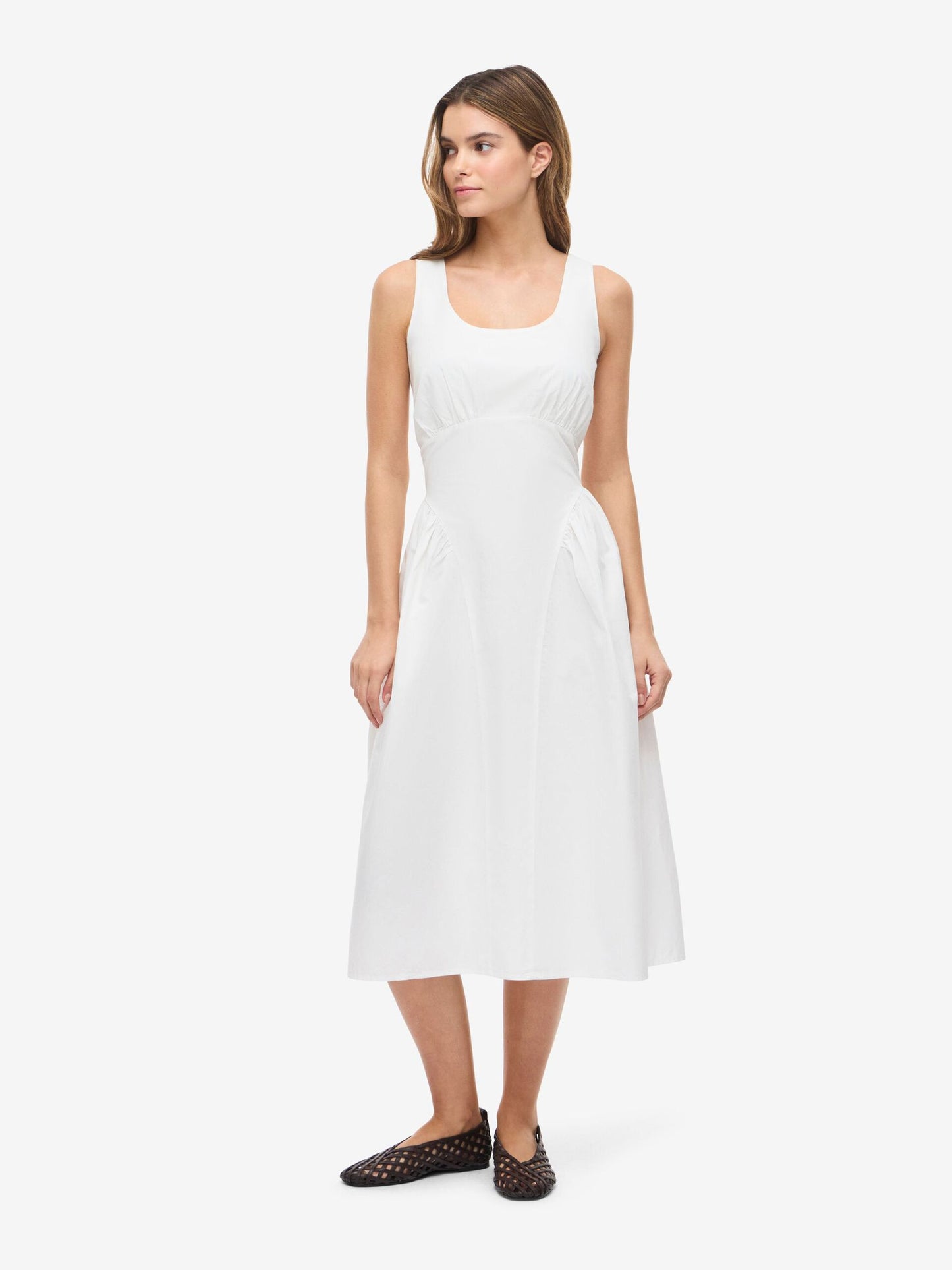 Organic Cotton Fitted Waist Dress
