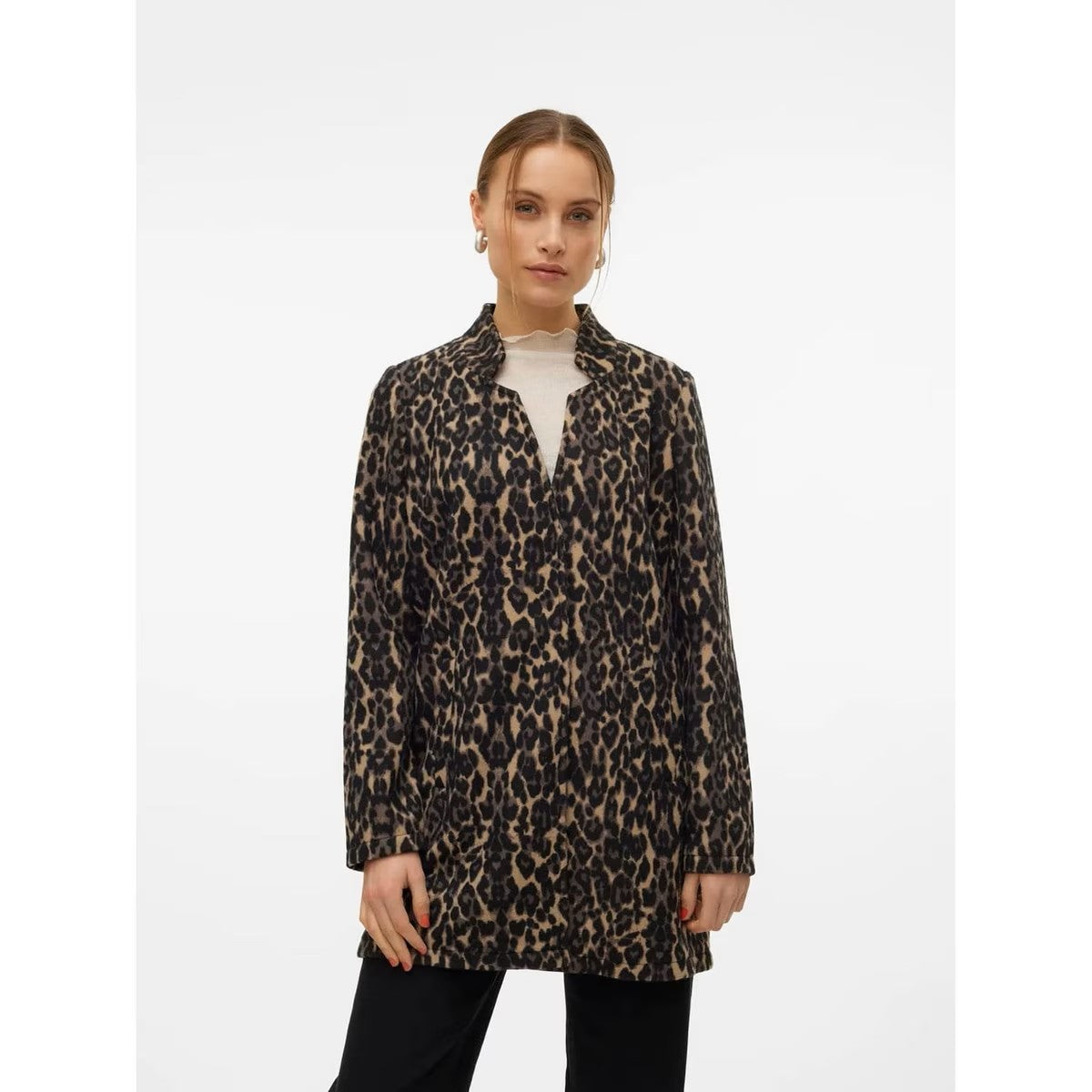 Brushed Katrine Leopard Print Jacket