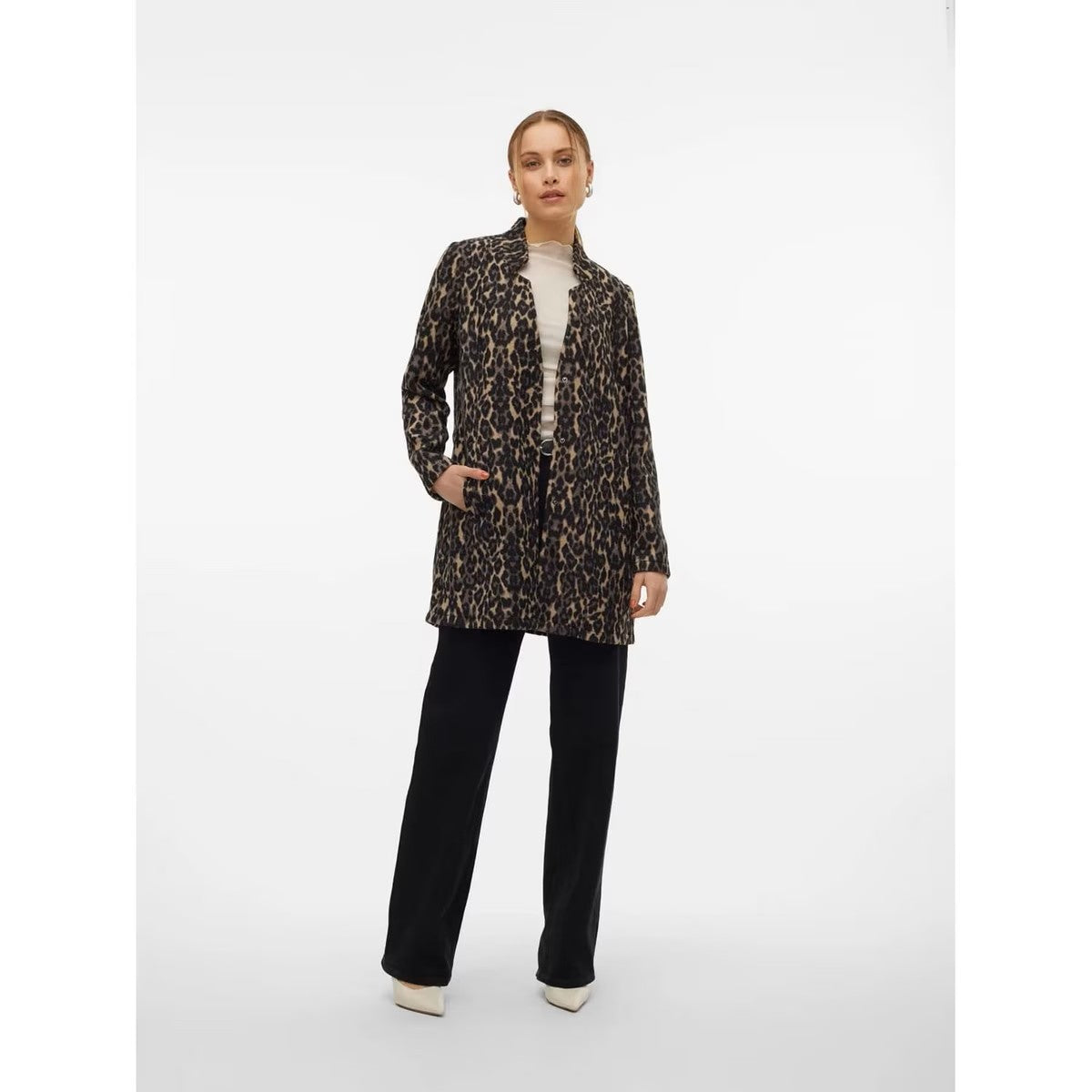 Brushed Katrine Leopard Print Jacket