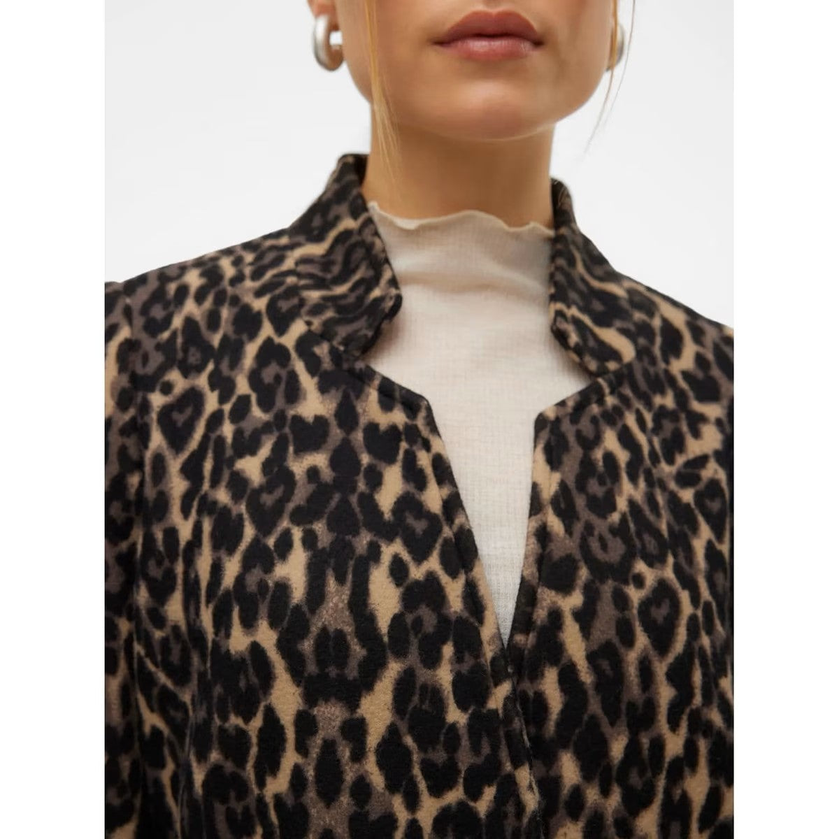 Brushed Katrine Leopard Print Jacket
