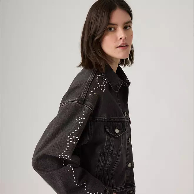 Levi's Shrunken '90s Bejeweled Trucker Jacket