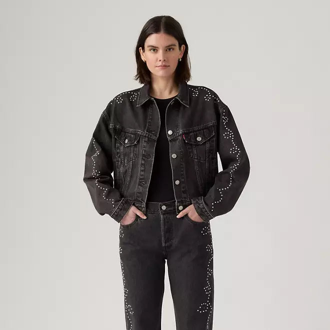 Levi's Shrunken '90s Bejeweled Trucker Jacket