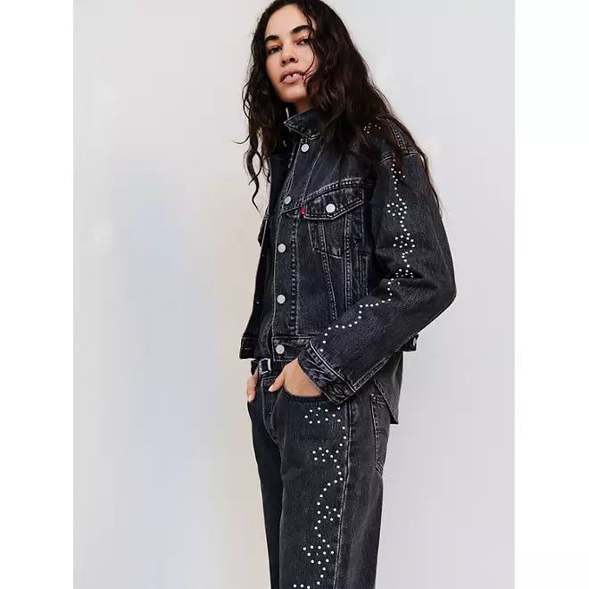 Levi's Shrunken '90s Bejeweled Trucker Jacket