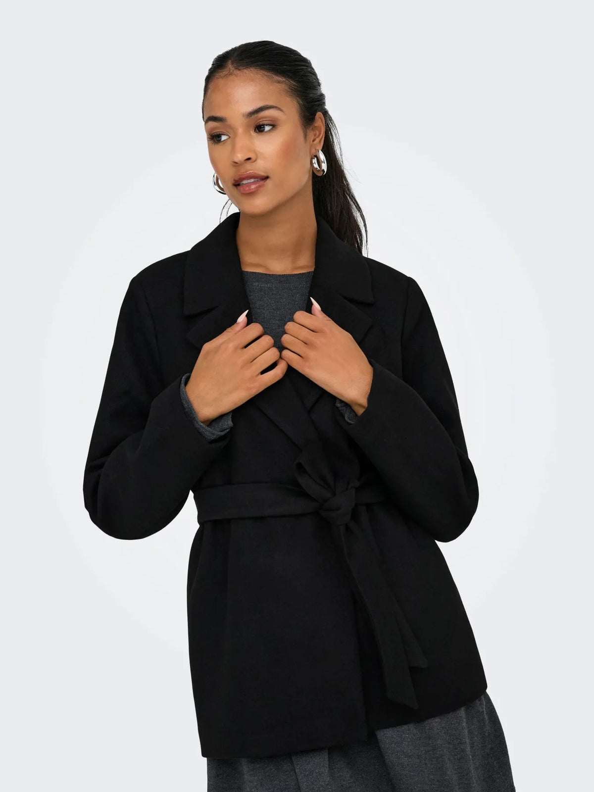 Short Wrap Coat
