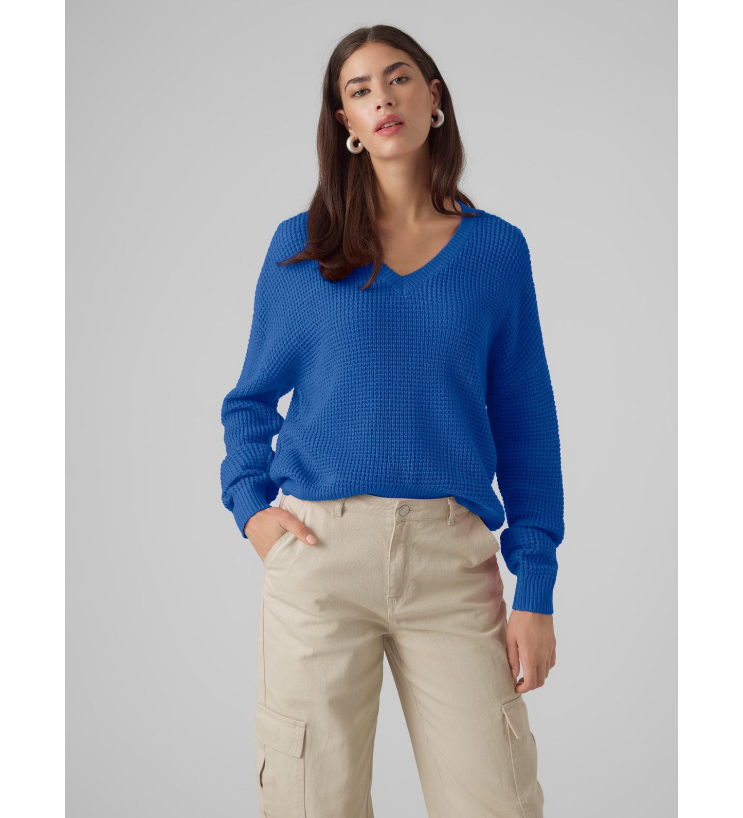 Leanna V-Neck Short Pullover