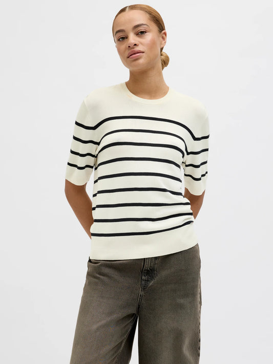 Striped Knit Top
