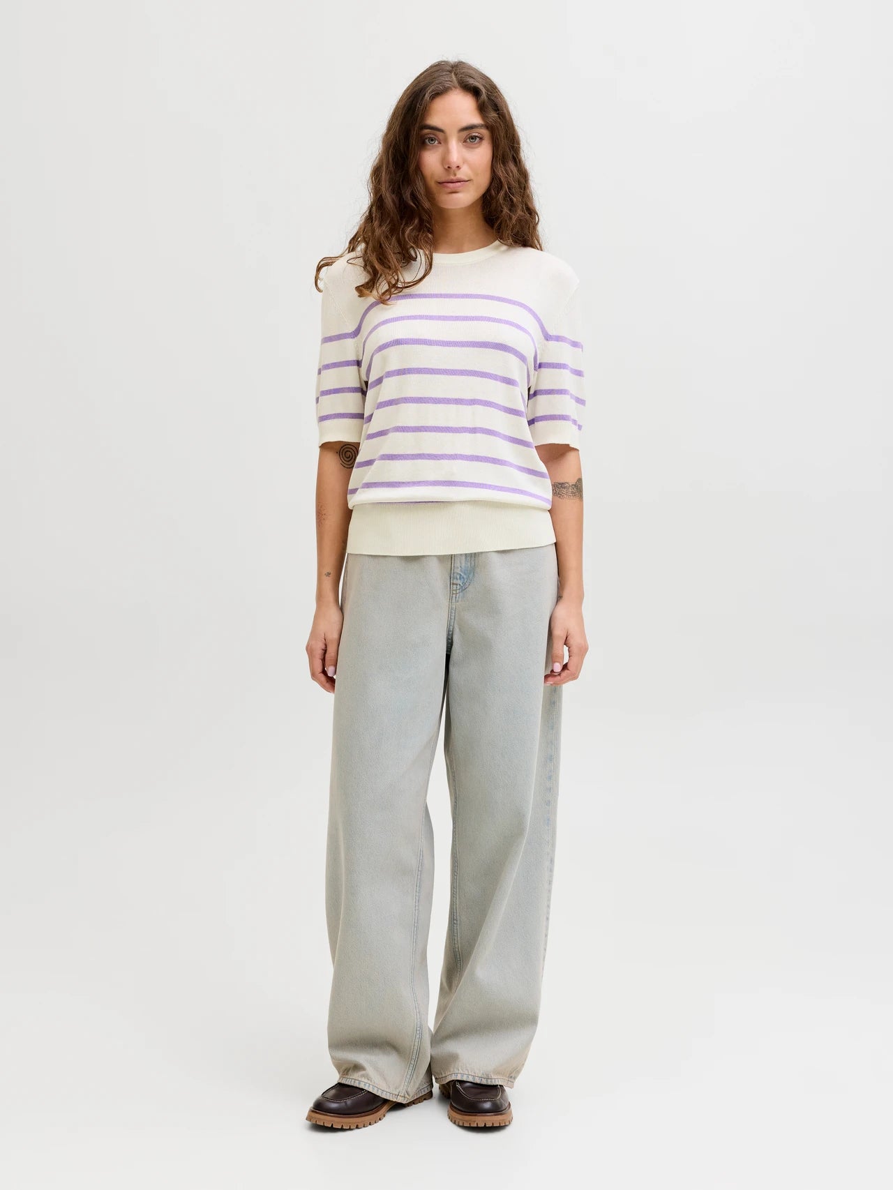 Striped Knit Top