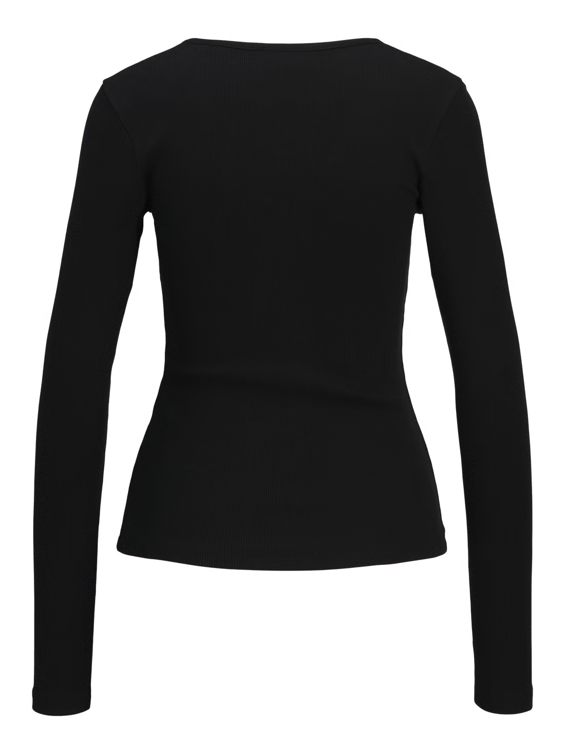 V-neck Cotton Long Sleeve Top