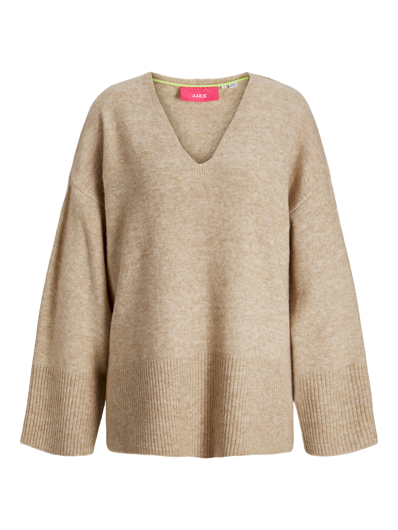 V-neck Loose Wool Pullover