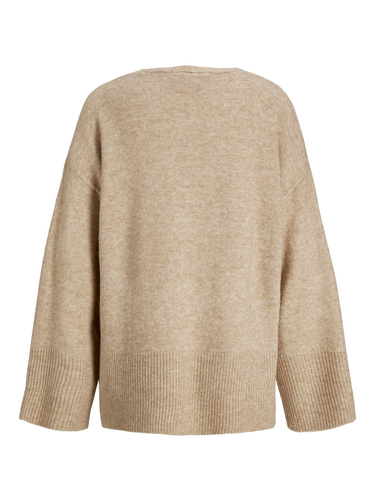 V-neck Loose Wool Pullover