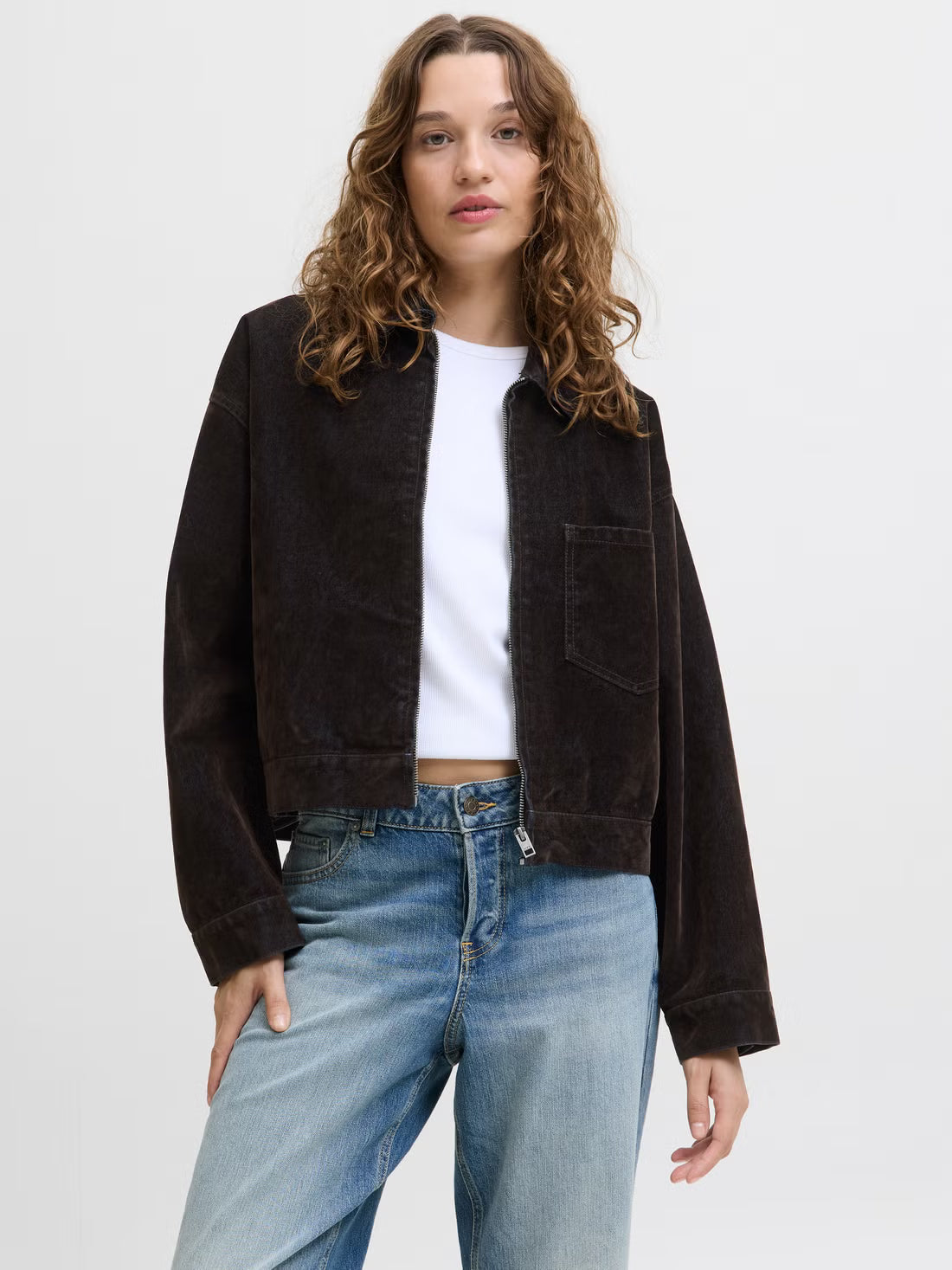 Brown Denim Jacket
