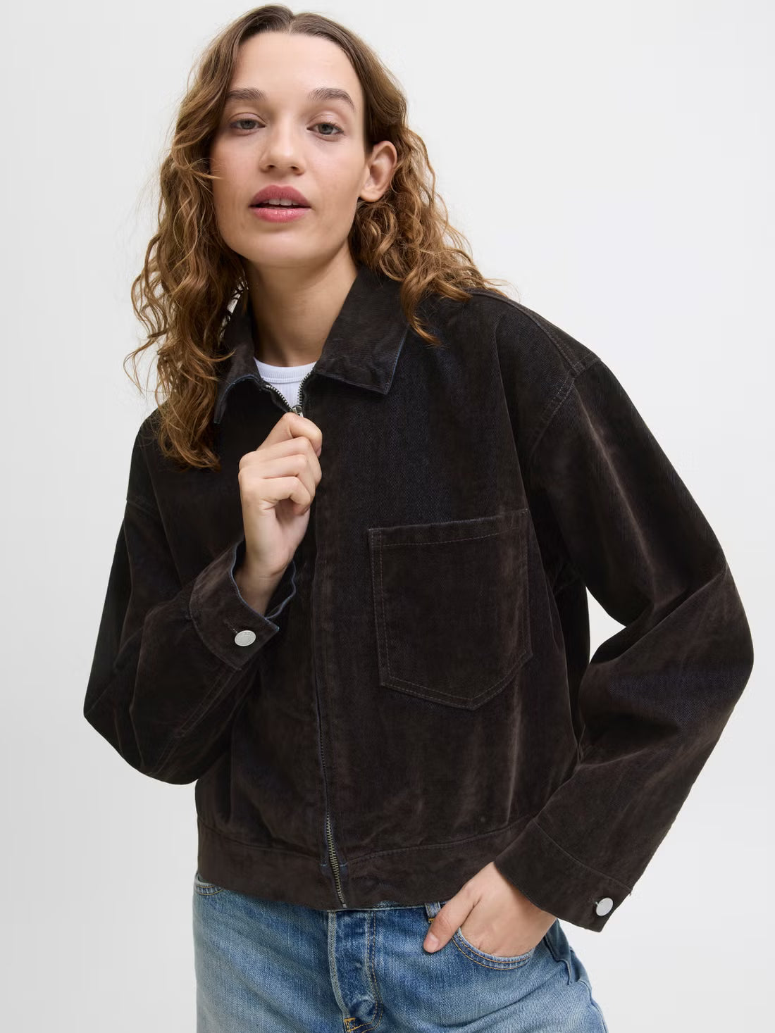Brown Denim Jacket