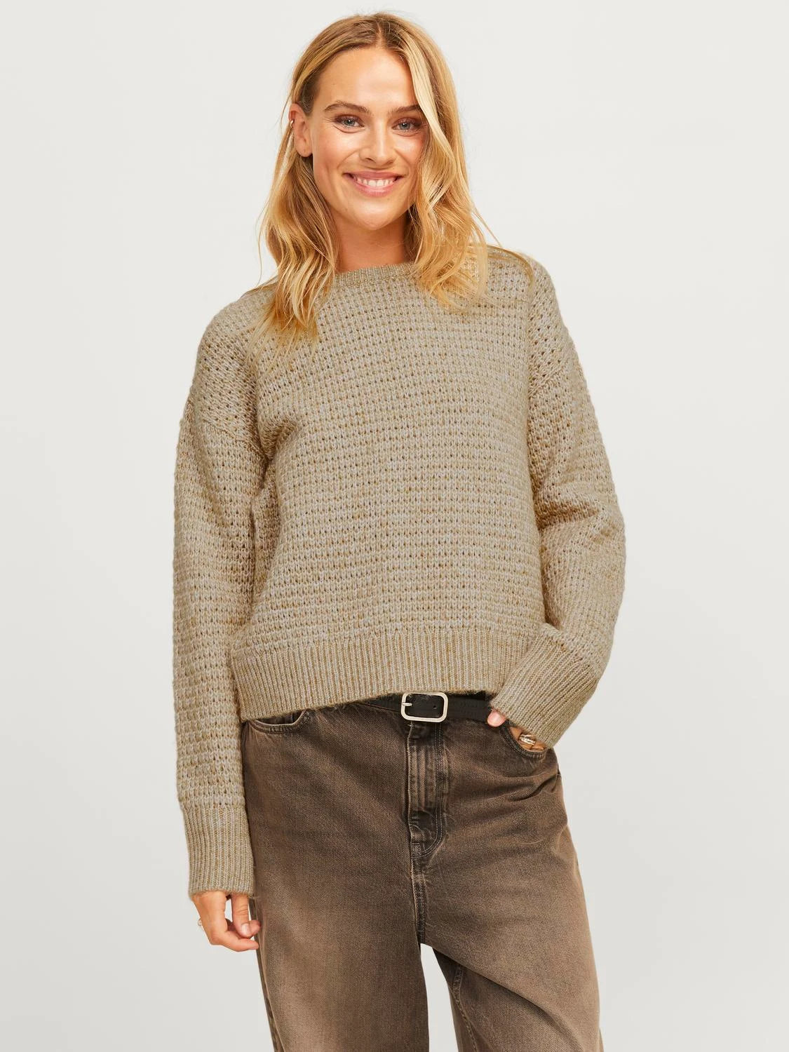 Waffle Knit Sweater