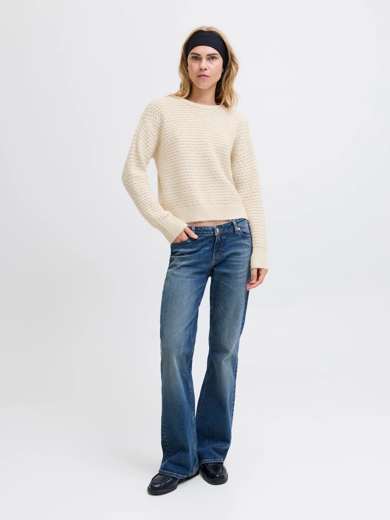 Waffle Knit Sweater