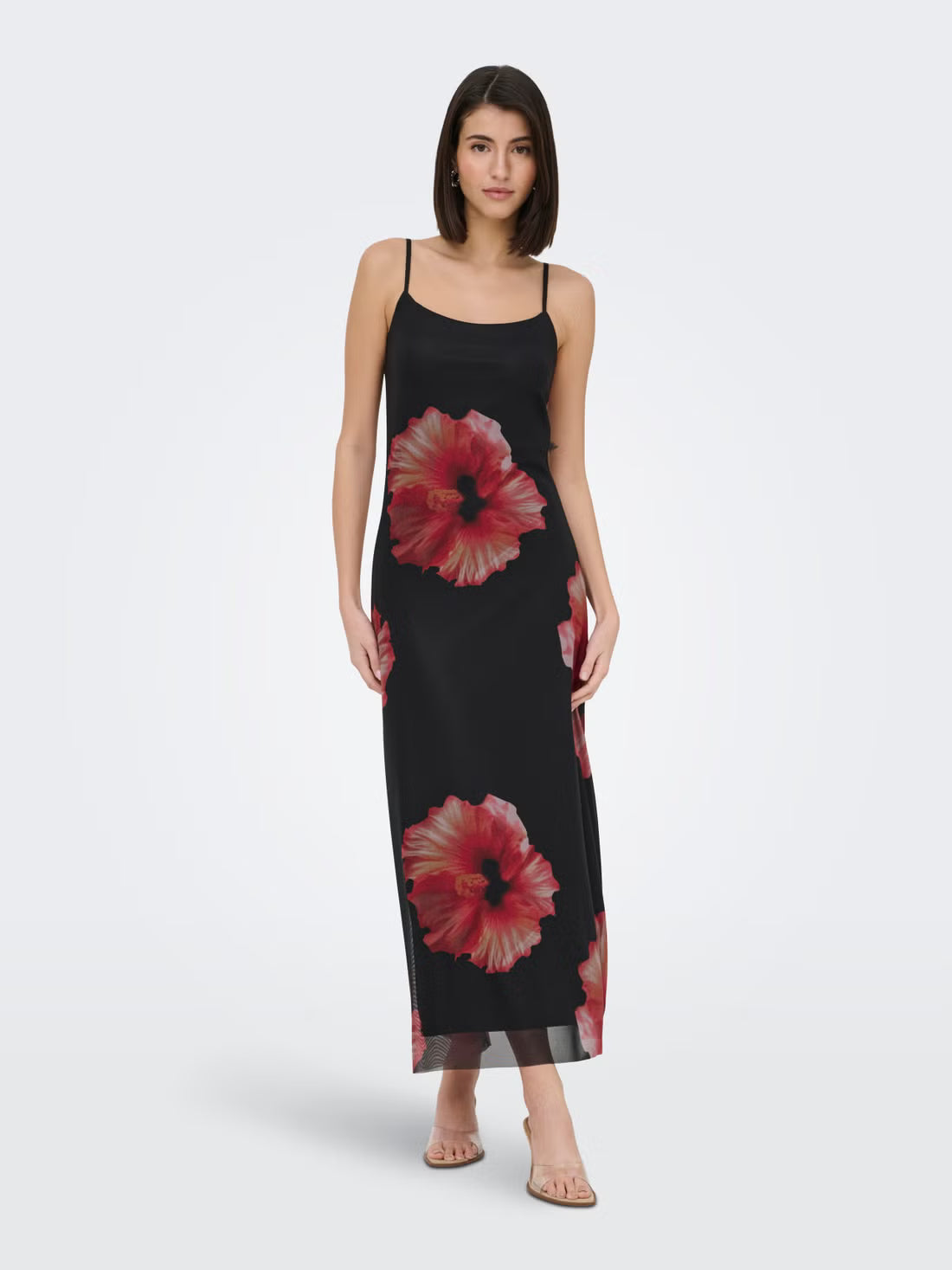 Mesh Floral Dress