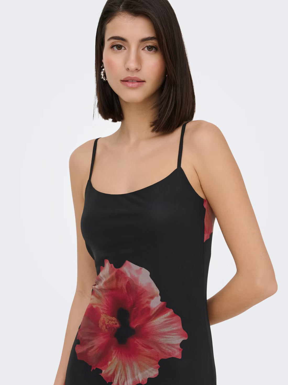 Mesh Floral Dress