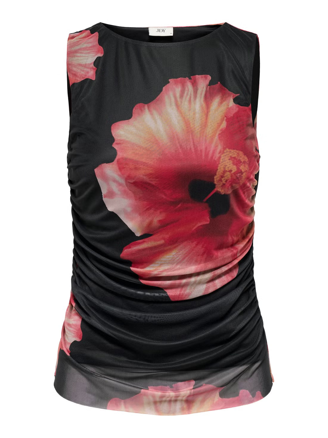 Floral Mesh Top