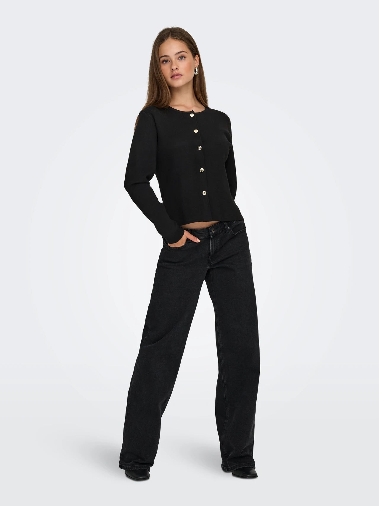 Fit and flare cardigan