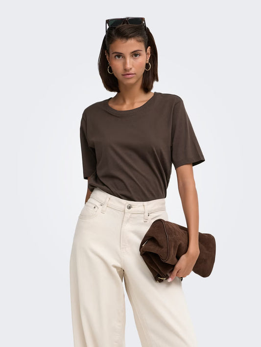Basic Short Sleeve Cotton Top
