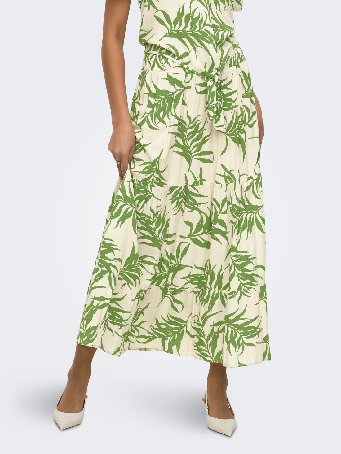 Tropical Print Skirt