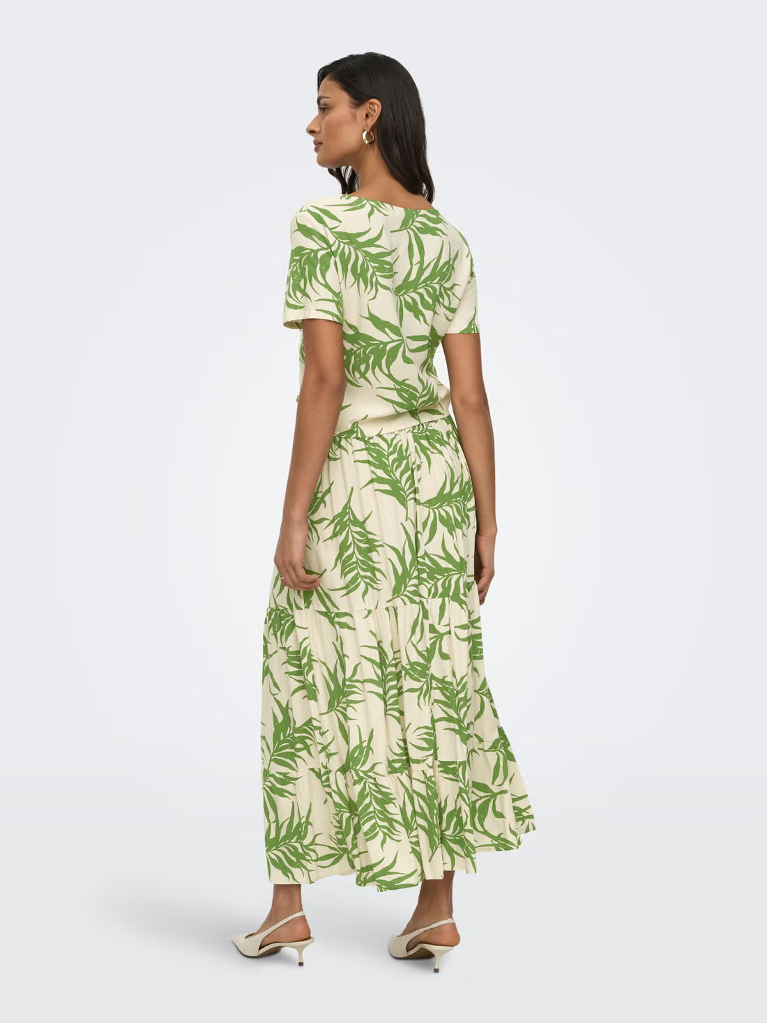 Tropical Print Skirt