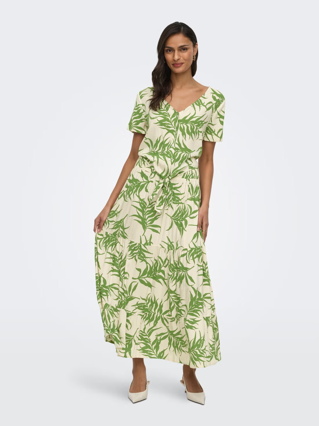 Tropical Print Skirt