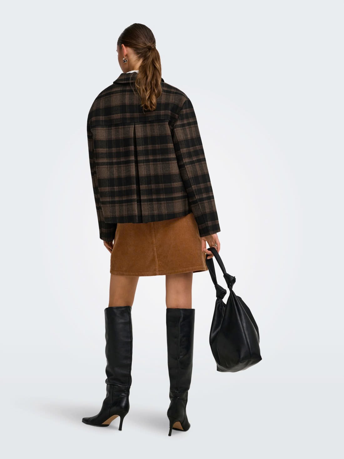 Shiraz Corduroy Short Skirt