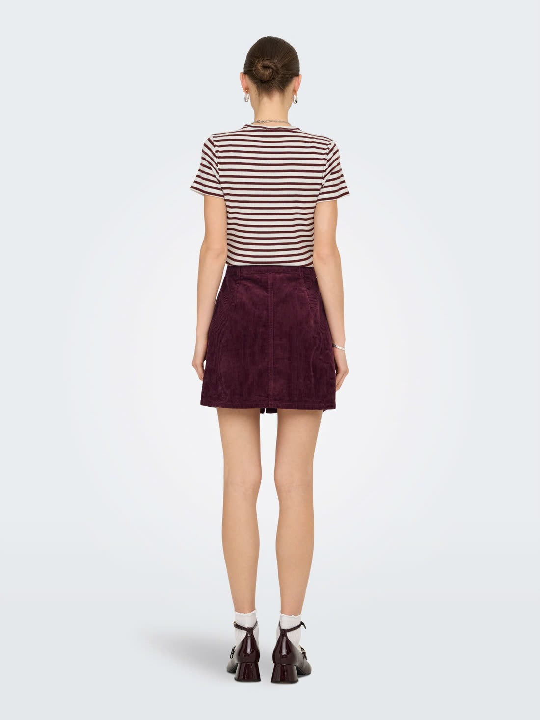 Shiraz Corduroy Short Skirt
