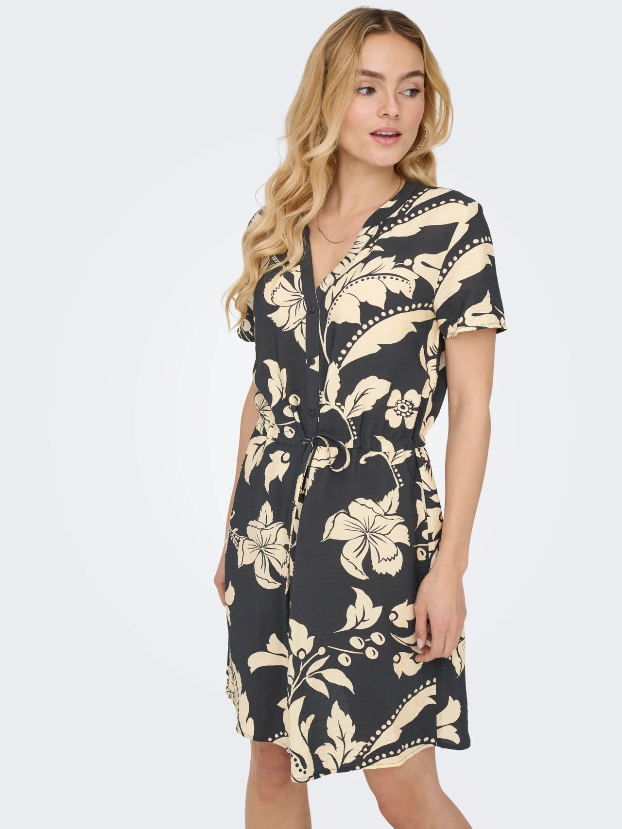 Botanical Print Dress