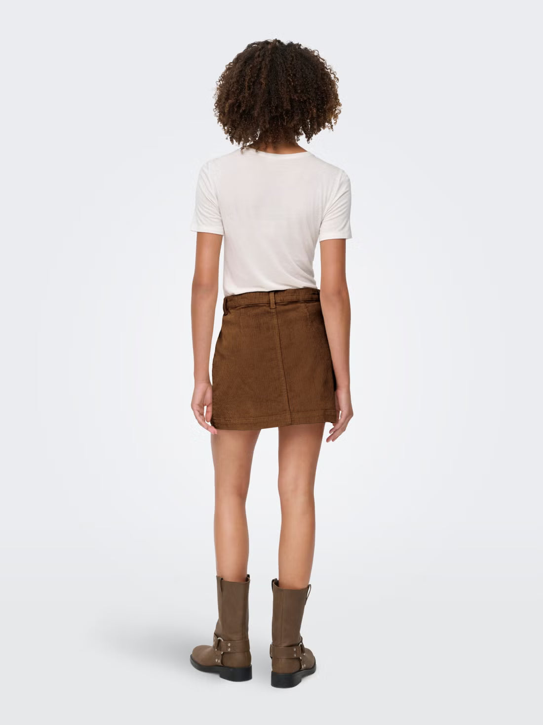 Corduroy Mini Skirt