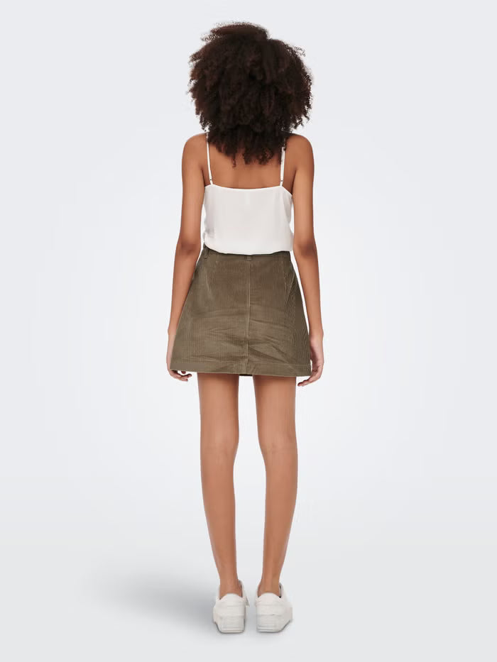 Corduroy Mini Skirt