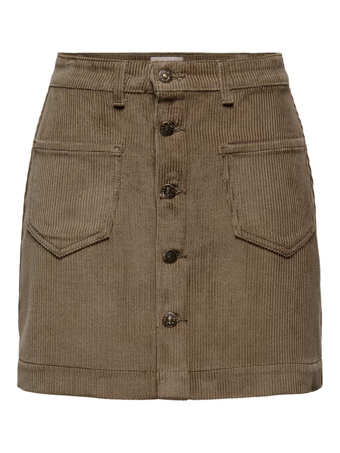 Corduroy Mini Skirt