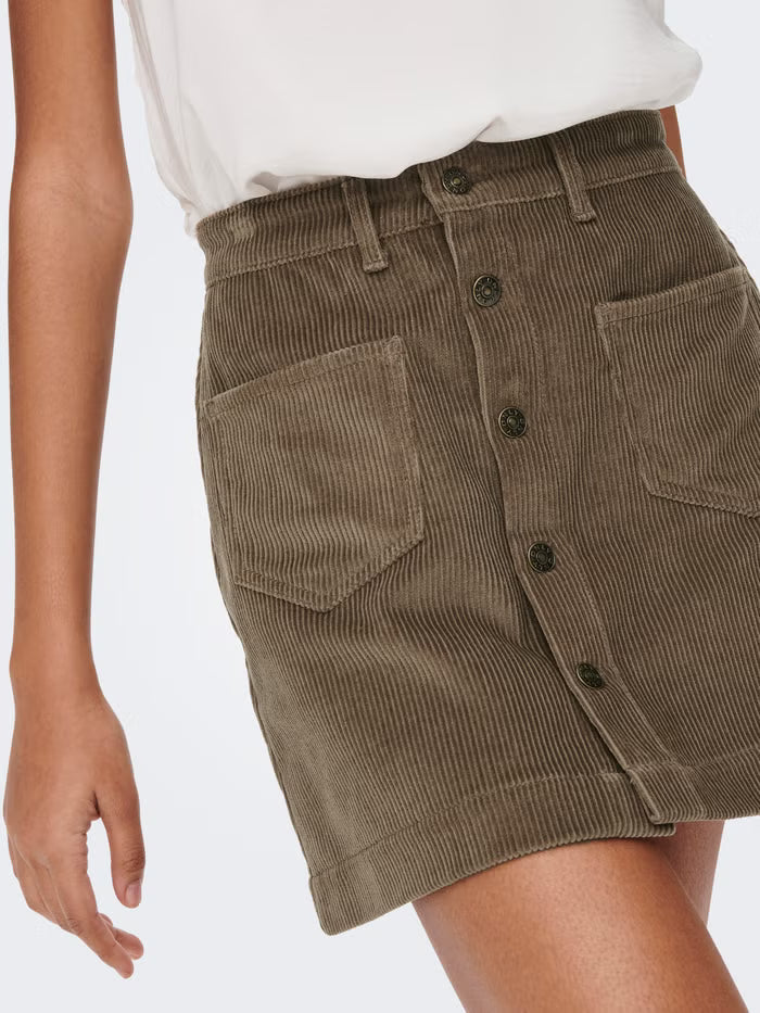Corduroy Mini Skirt