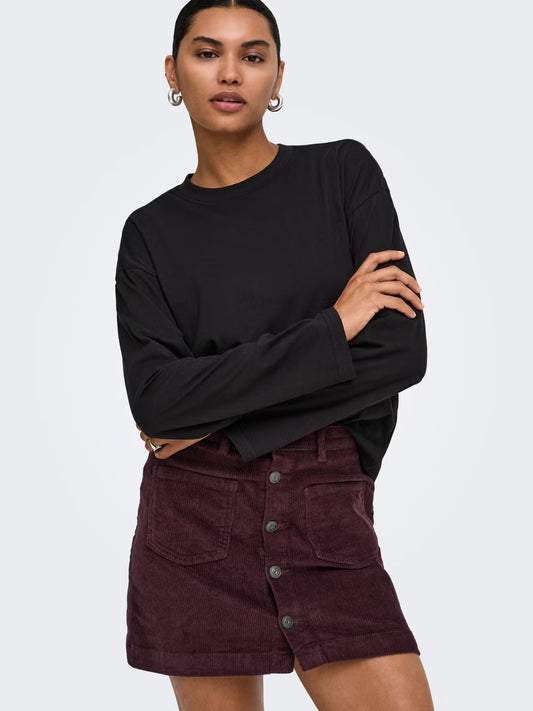 Corduroy Mini Skirt