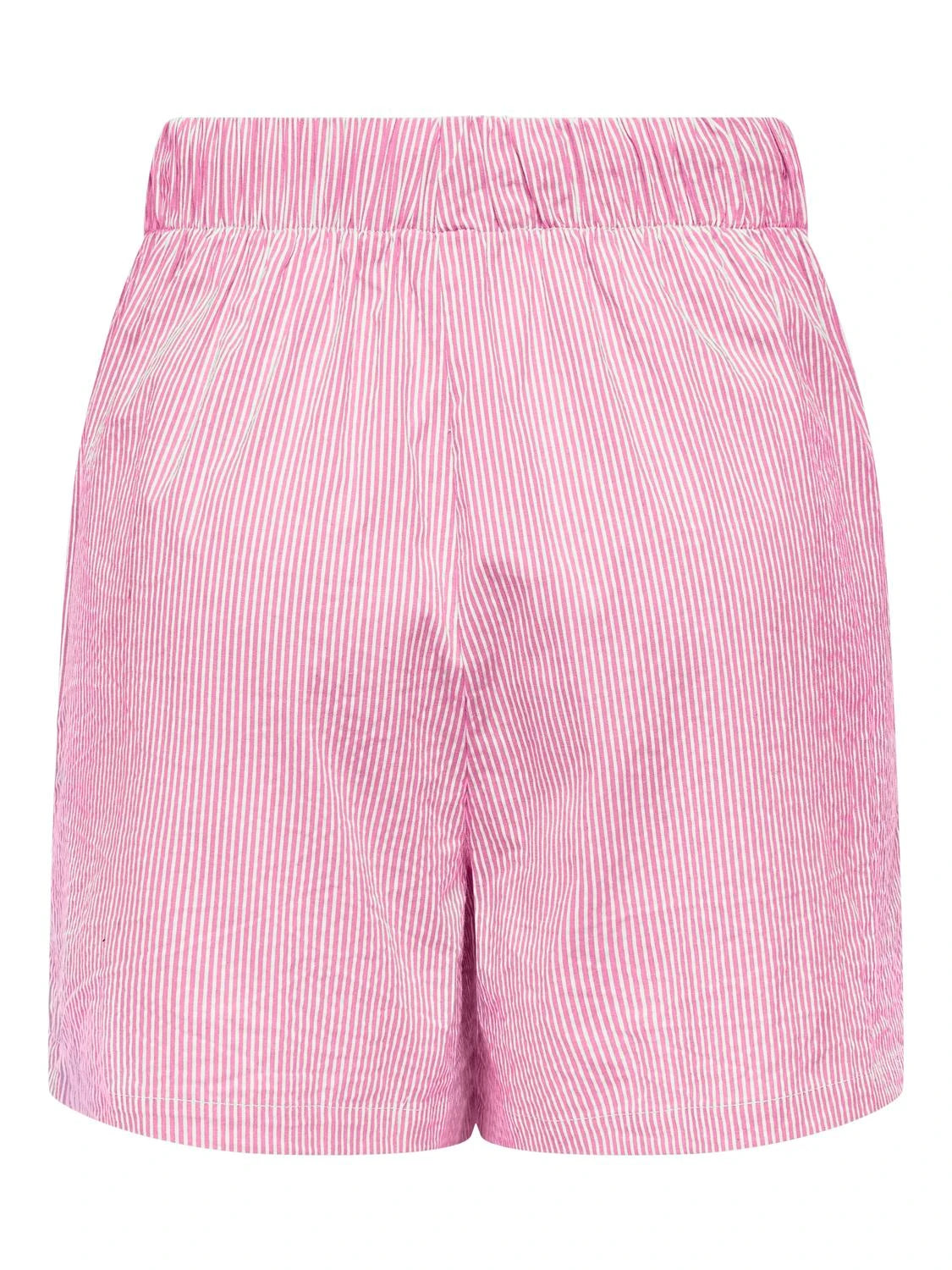 Striped Cotton Shorts