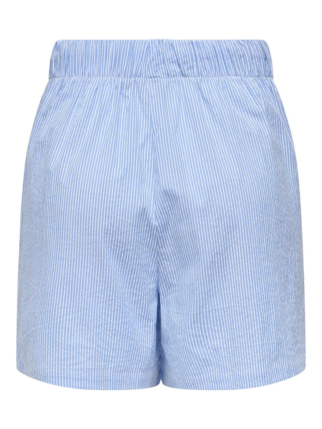 Striped Cotton Shorts